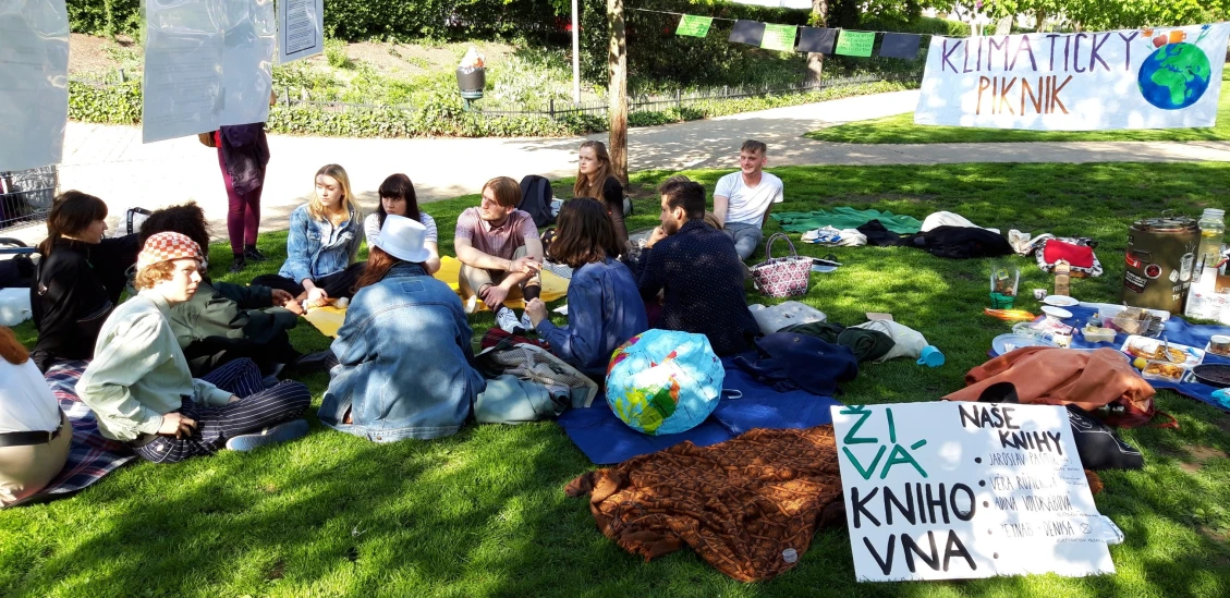 Active Citizens z Gymnázia Na Zatlance na klimatickém pikniku