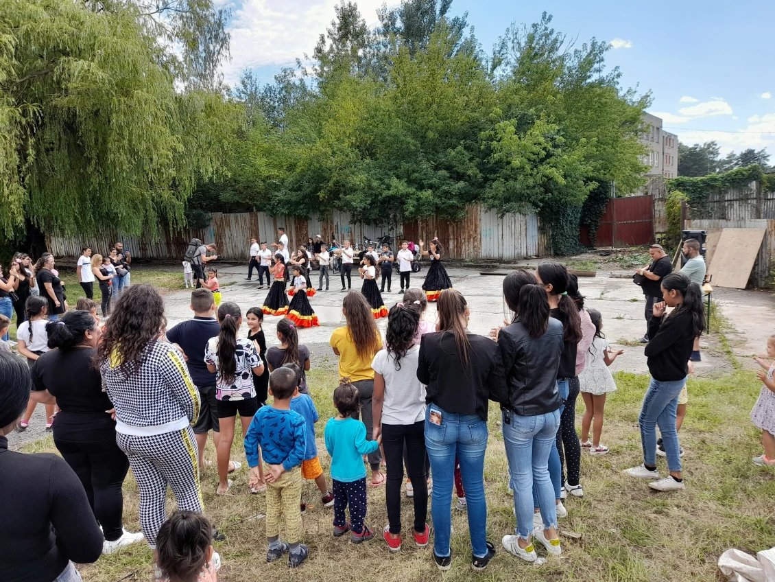 Vystoupení skupiny Romani Voja
