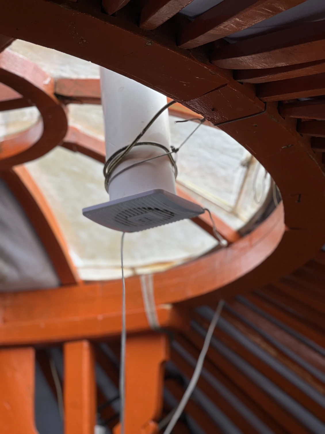 Ventilátor nezbytný k přísunu čerstvého vzduchu