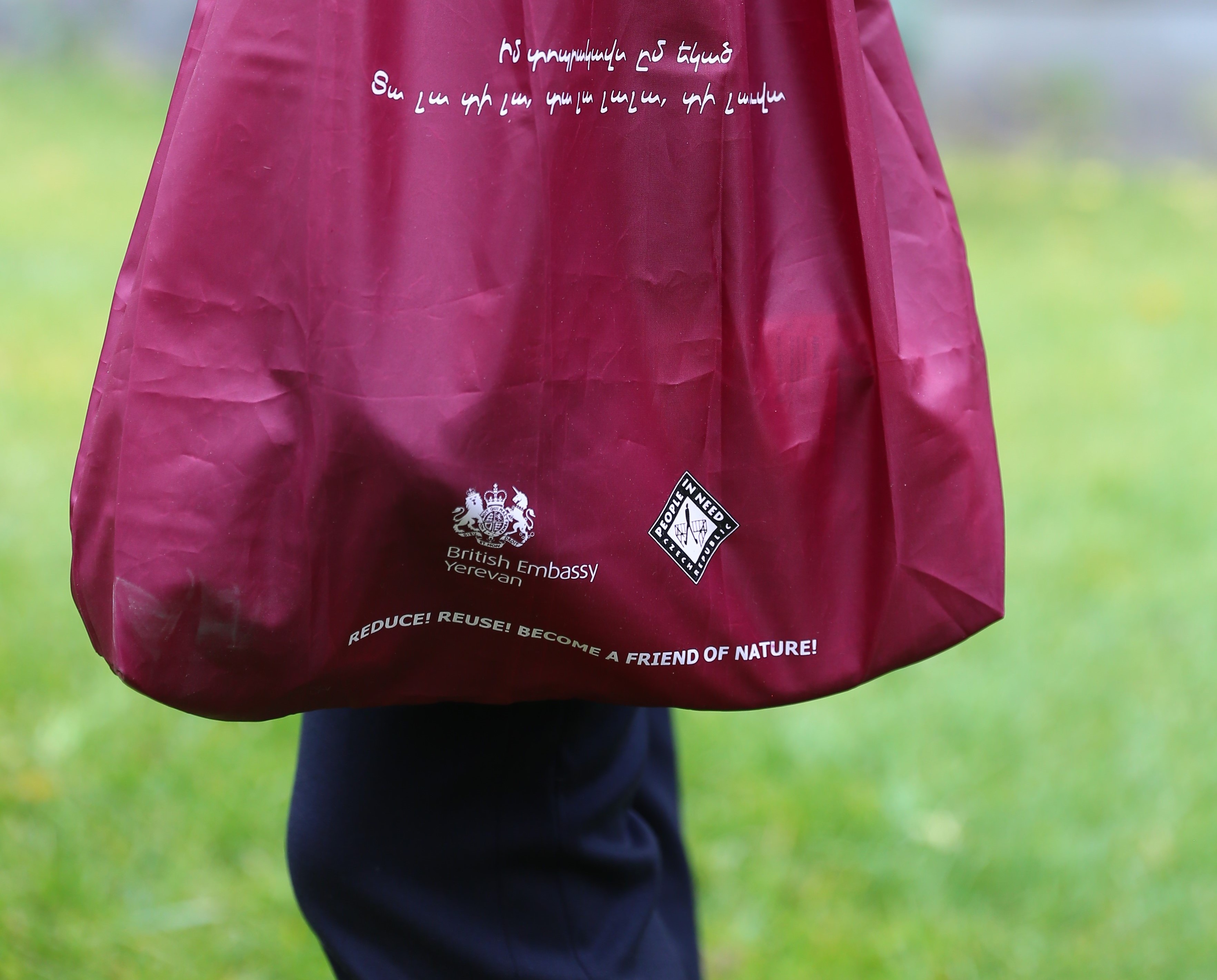 Shop responsibly Bring Your Own Bag People in Need